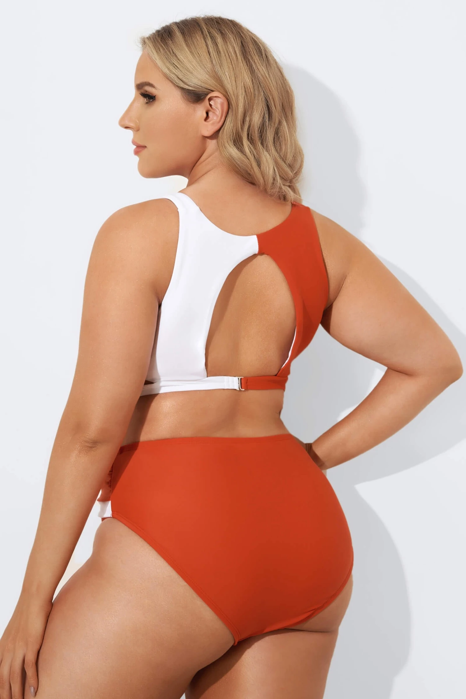 Red & White Wrap Fashion Bikini Set For Lady 2 Red & White Wrap Fashion Bikini Set For Lady - Image 2