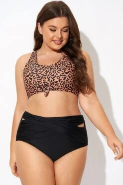 Leopard Print Scoop Neck Front Women Bikini Top 10 Leopard Print Scoop Neck Front Women Bikini Top -Trendy Bikini Set Sales Store b debk148002 5