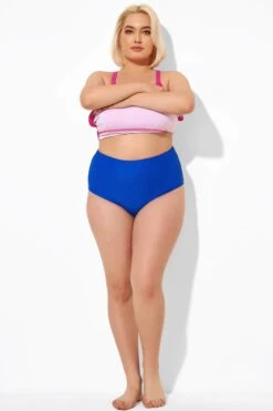 Blue Full Coverage Women Beach Bottom