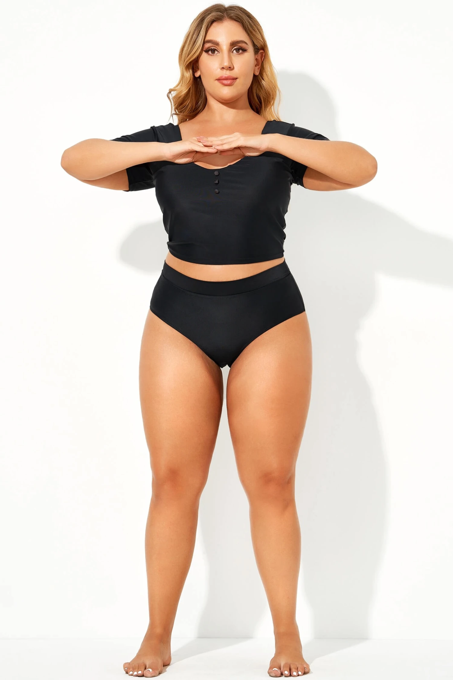 Black Elegant High Waist Women Brief 1 Black Elegant High Waist Women Brief