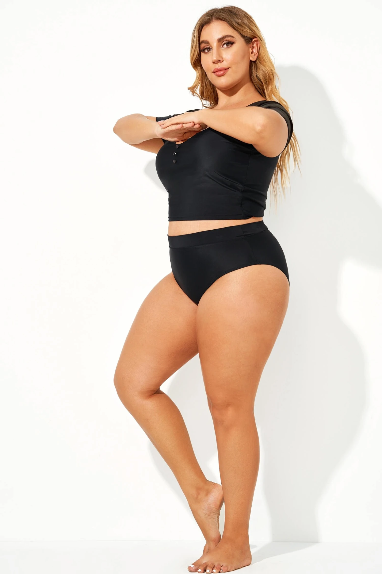 Black Elegant High Waist Women Brief 4 Black Elegant High Waist Women Brief - Image 4