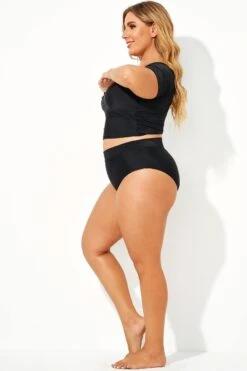 Black Elegant High Waist Women Brief 6 Black Elegant High Waist Women Brief -Trendy Bikini Set Sales Store b debt022002 3