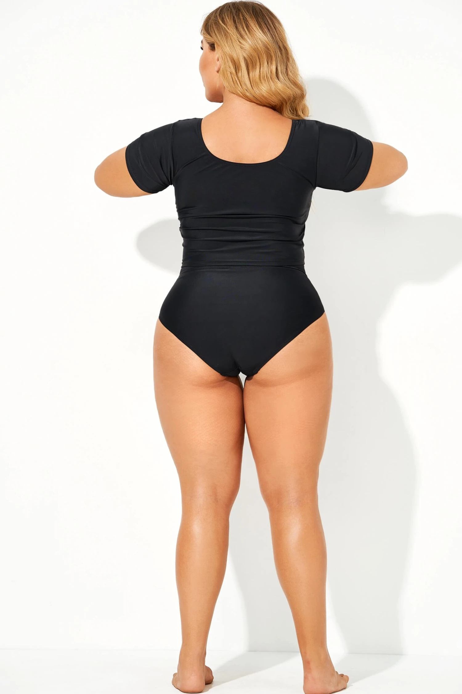 Black Elegant High Waist Women Brief 2 Black Elegant High Waist Women Brief - Image 2