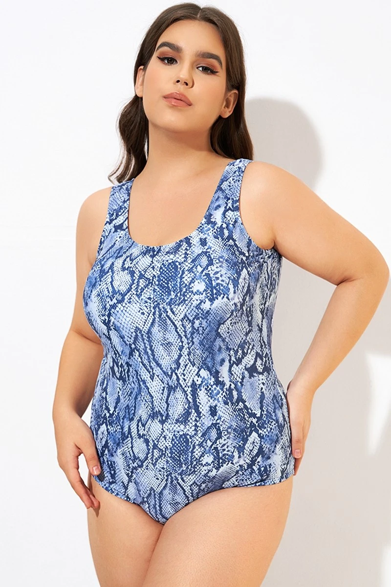 Leopard Printed Wide Straps One Piece Swimsuit 4 Leopard Printed Wide Straps One Piece Swimsuit - Image 4